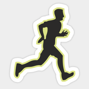 Running Sticker